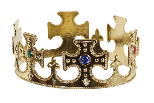 Corona rei (de plastico)