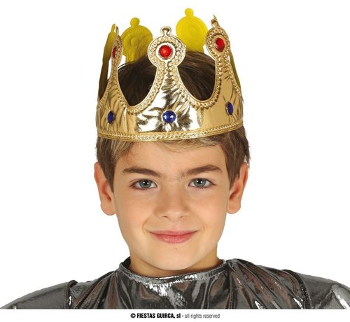 Corona Rei infantil (tela)
