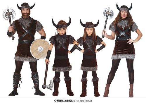 Disfrazes Familia Vikingos