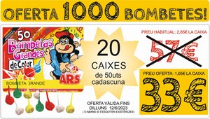 PROMOCIO 1000 BOMBETES