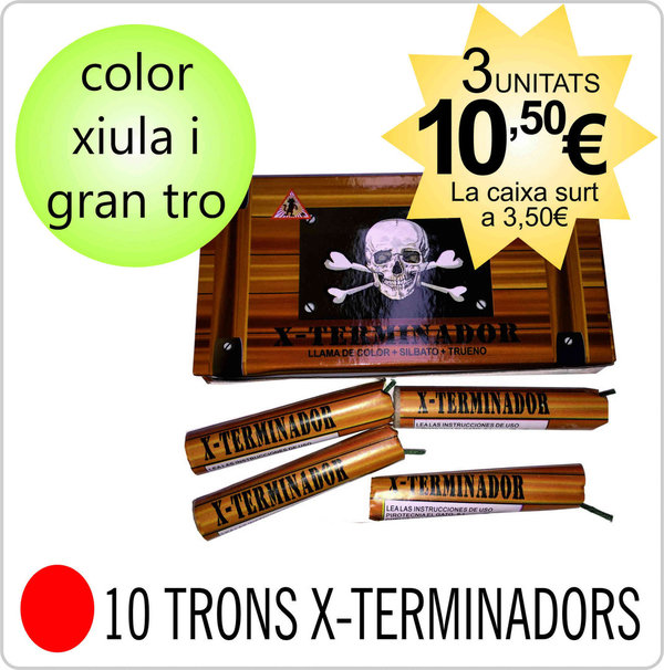 PROMOCIÓ X-TERMINATOR 3CAIXES (30u)