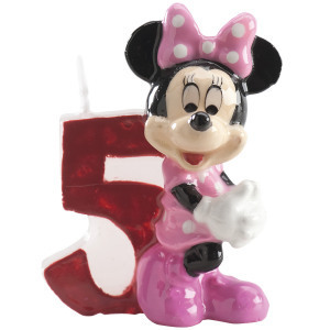 Espelma aniversari Minnie 6.5cm