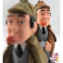 Caganer Sherlock Holmes