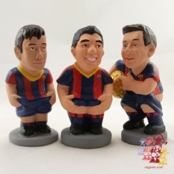 Caganer Trident del Barça ( Messi, Suarez, Neymar)