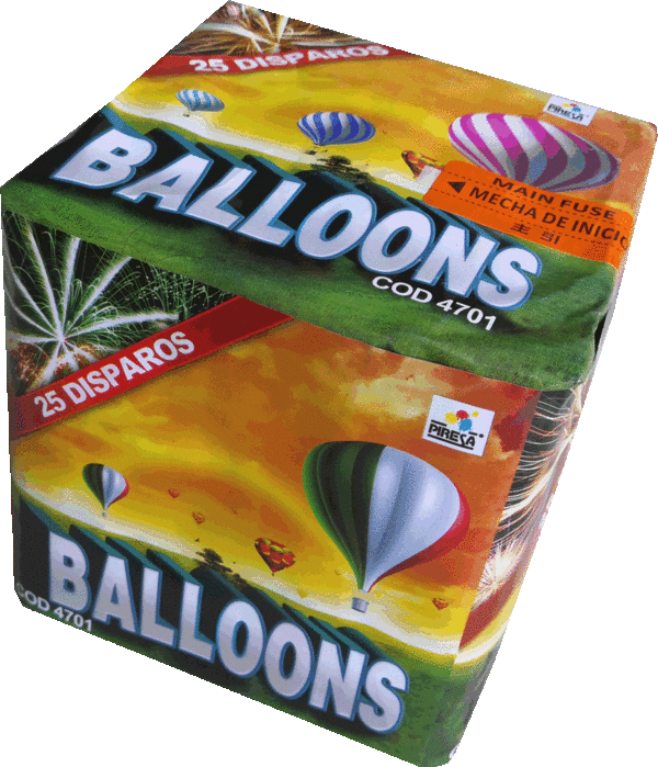 Bateria Balloons 25 sortides