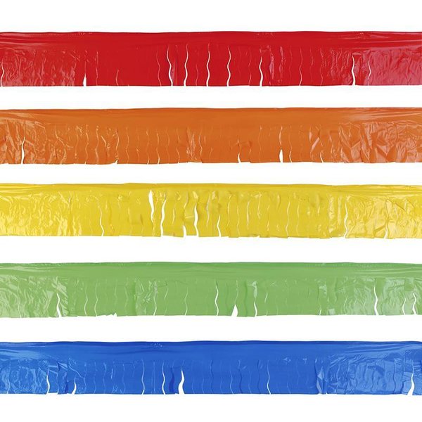 Serrell plàstic de 25m de diferents colors