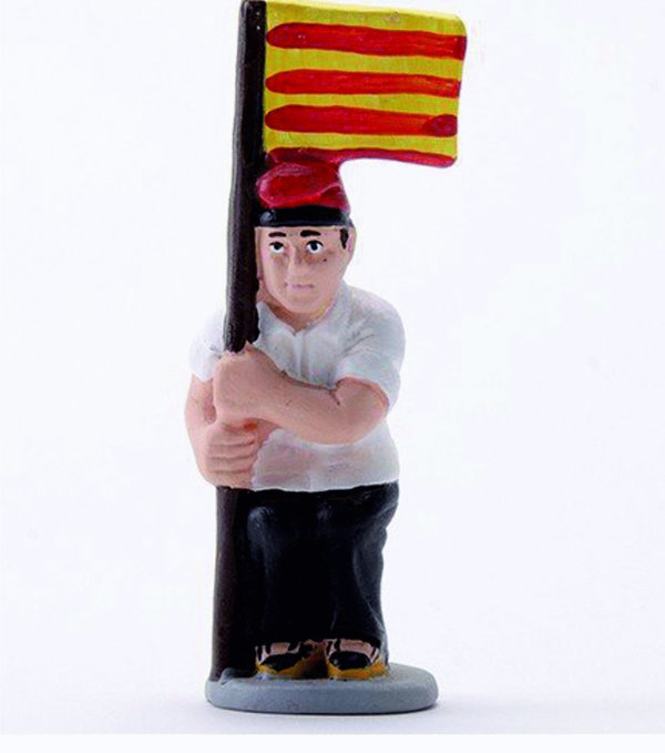 Cagoaner bandera catalana